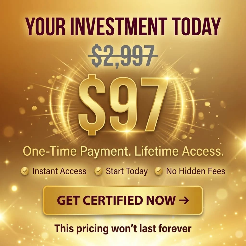 Your investment today - $97