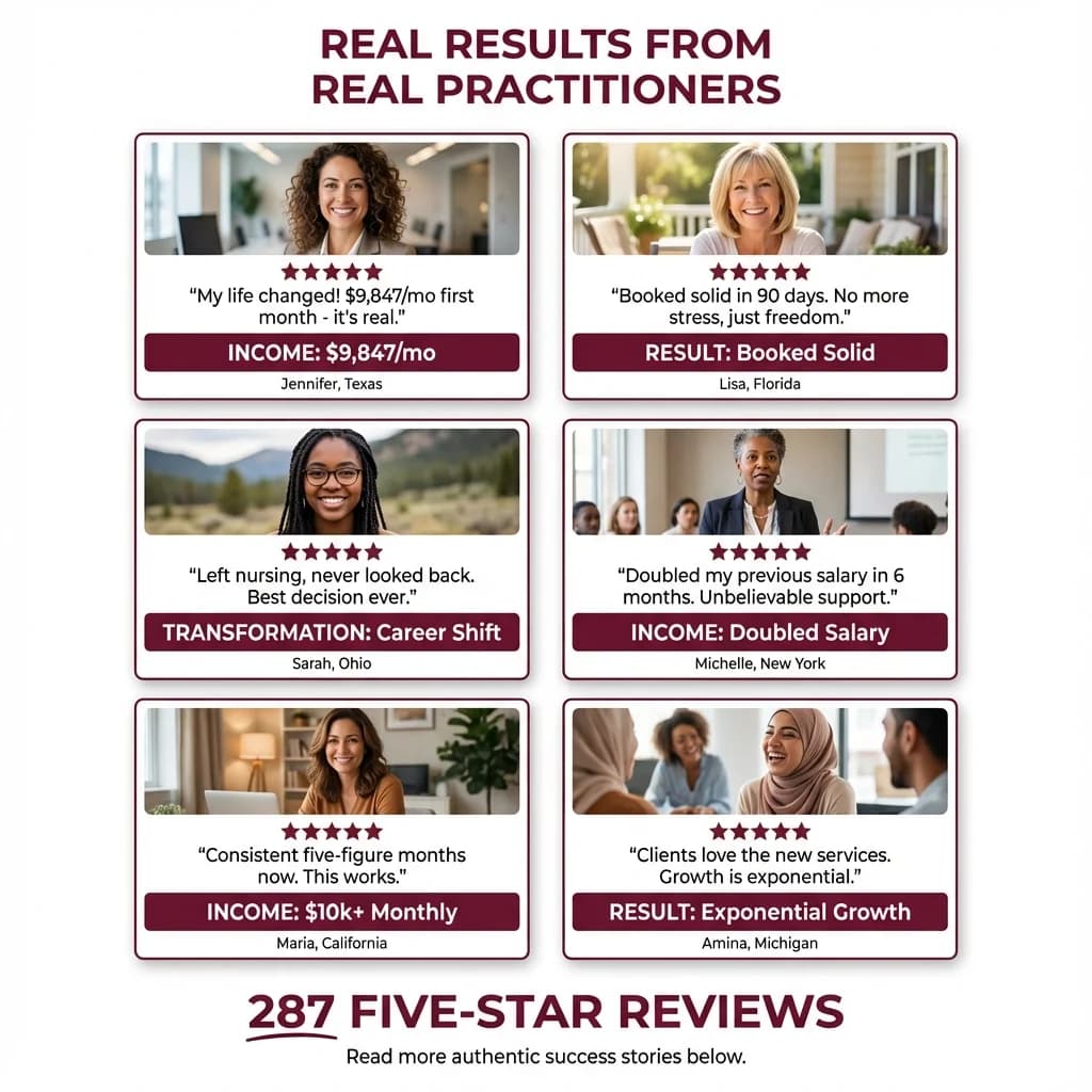 Real results from real practitioners - testimonials